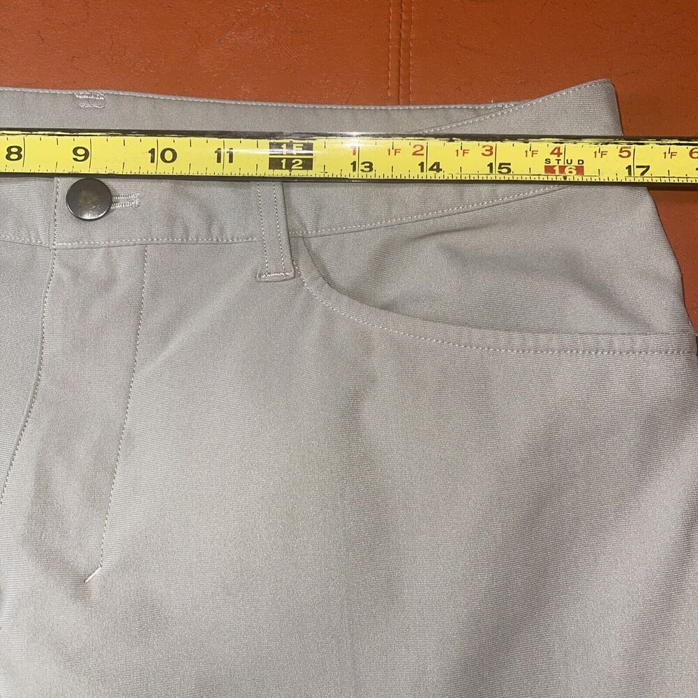 Lululemon Men's ABC Pants Size 33 Beige/Tan Warpstreme Stretch M5426SA - Picture 11 of 14